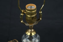Load image into Gallery viewer, Waterford Crystal Table Lamp Brass Base Cut Crystal Accent Lamp