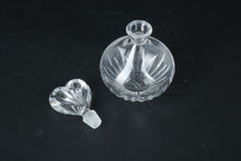 Load image into Gallery viewer, Marquis by Waterford Sweet Memories Crystal Perfume Bottle Heart Stopper 4 Inch