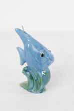 Load image into Gallery viewer, Wax Blue Fish Candle - Handmade