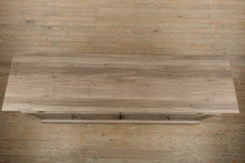 Load image into Gallery viewer, Modern Coastal 71 Inch Entertainment Cabinet with Louvered Doors and Drawers