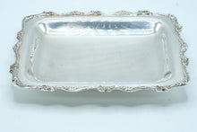 Load image into Gallery viewer, Webster Wilcox American Rose 7342 Silverplate Rectangular Serving Tray 1960s