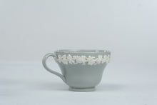 Load image into Gallery viewer, Wedgwood Etruria Barlaston Queensware Celadon Green Tea Cups Saucers Set of 8