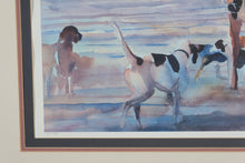 Load image into Gallery viewer, “Hunting Day” by V. Weller – Signed & Matted Limited Edition Print – 37" x 31"