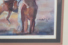 Load image into Gallery viewer, “Hunting Day” by V. Weller – Signed & Matted Limited Edition Print – 37" x 31"