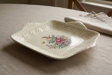 Load image into Gallery viewer, Wedgwood Wellesley Tintern Floral Serving Tray Vintage England 11 Inch