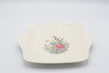 Load image into Gallery viewer, Wedgwood Wellesley Tintern Floral Serving Tray Vintage England 11 Inch