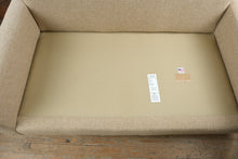 Load image into Gallery viewer, West Elm Harmony 82" Sofa in Sand Performance Distressed Velvet