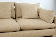 Load image into Gallery viewer, West Elm Harmony 82" Sofa in Sand Performance Distressed Velvet