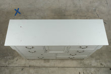 Load image into Gallery viewer, White Cottage Style 8 Drawer Dresser with Center Cabinet #1- Online Only