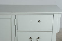 Load image into Gallery viewer, White Cottage Style 8 Drawer Dresser with Center Cabinet #2- Online Only