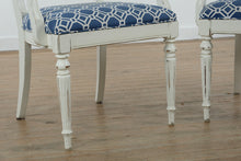 Load image into Gallery viewer, Antique-Style Painted Drop-Leaf Dining Table with Mixed Cane-Back Chairs, 5-Piece Set
