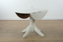 Load image into Gallery viewer, Antique-Style Painted Drop-Leaf Dining Table with Mixed Cane-Back Chairs, 5-Piece Set