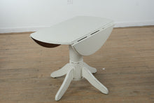 Load image into Gallery viewer, Antique-Style Painted Drop-Leaf Dining Table with Mixed Cane-Back Chairs, 5-Piece Set