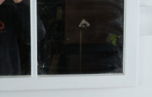 Load image into Gallery viewer, White Windowpane Mirror Faux Divided-Light Wall Mirror Farmhouse Style 25 x 33