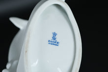 Load image into Gallery viewer, Kaiser Glazed Porcelain Dolphin Figurine – West Germany, White Gloss Finish