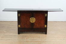 Load image into Gallery viewer, Hickory White Chinoiserie-Style Serving Cabinet