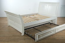 Load image into Gallery viewer, White Full-Size Sleigh Trundle Bed by Stanley Furniture
