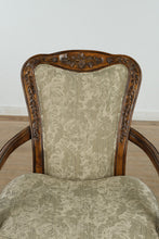 Load image into Gallery viewer, Wide Wooden Framed Arm Chair- Broyhill