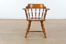 Load image into Gallery viewer, Hale Company Colonial Style Solid Maple Windsor Writing Arm Chair