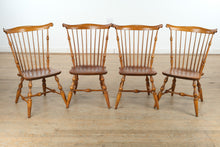 Load image into Gallery viewer, Set of 4 Windsor Dining Chairs by Nichols & Stone