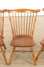 Load image into Gallery viewer, Set of 4 Windsor Dining Chairs by Nichols & Stone
