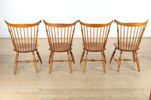 Load image into Gallery viewer, Set of 4 Windsor Dining Chairs by Nichols & Stone