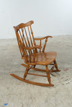 Load image into Gallery viewer, Solid Wood Windsor Spindle Back Rocking Chair