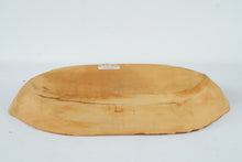 Load image into Gallery viewer, Hand Carved Wooden Dough Bowl Primitive Farmhouse Serving Tray 21 Inch