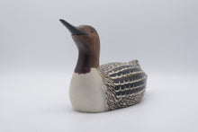 Load image into Gallery viewer, Andy Anderson Signed Hand Carved Wood Loon Bird Decoy Folk Art 12 Inch