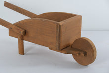 Load image into Gallery viewer, Rustic Wooden Decorative Wheelbarrow