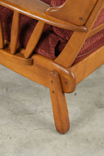 Load image into Gallery viewer, Mid Century Danish Modern Lounge Chair in Solid Beech with Upholstered Cushions- ONLINE ONLY
