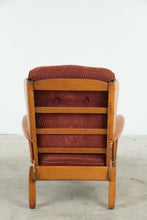 Load image into Gallery viewer, Mid Century Danish Modern Lounge Chair in Solid Beech with Upholstered Cushions- ONLINE ONLY