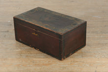 Load image into Gallery viewer, Antique Hand-Painted Folk Art Trunk