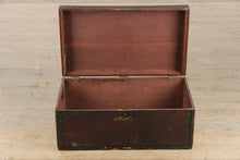 Load image into Gallery viewer, Antique Hand-Painted Folk Art Trunk