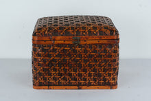 Load image into Gallery viewer, Woven Bamboo Storage Basket Chest Trunk Box With Lid