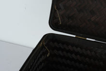 Load image into Gallery viewer, Woven Bamboo Storage Basket Chest Trunk Box With Lid