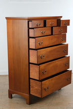 Load image into Gallery viewer, Y and J Furniture Solid Mahogany New Market Style Chest of Drawers Highboy Dresser
