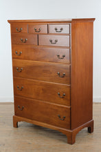 Load image into Gallery viewer, Y and J Furniture Solid Mahogany New Market Style Chest of Drawers Highboy Dresser