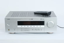 Load image into Gallery viewer, Yamaha HTR 5830 5 1 Channel AV Receiver 110W Silver Remote Tested Working