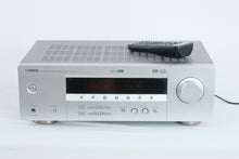 Load image into Gallery viewer, Yamaha HTR 5830 5 1 Channel AV Receiver 110W Silver Remote Tested Working