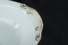 Load image into Gallery viewer, Yamaka China Japan Bamboo Pattern Serving Bowl Gold Trim 2302T