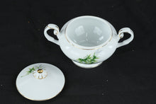 Load image into Gallery viewer, Yamaka China Japan Bamboo Pattern Creamer and Covered Sugar Bowl Set