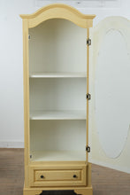 Load image into Gallery viewer, Storage Cabinet with Glass Door Narrow Wardrobe Style