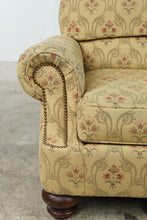 Load image into Gallery viewer, Traditional Floral Upholstered Recliner Chair with Matching Ottoman and Nailhead Trim
