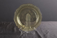 Load image into Gallery viewer, Yellow Amber Depression Glass Plate