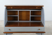 Load image into Gallery viewer, Yield House Roll Top Writing Desk with Custom Two-Tone Paint