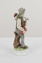 Load image into Gallery viewer, Lefton China Boy Traveler Figurine KW4055 Japan Hand Painted Porcelain 8 Inch
