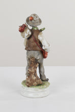 Load image into Gallery viewer, Lefton China Boy Traveler Figurine KW4055 Japan Hand Painted Porcelain 8 Inch