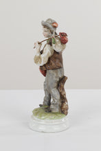 Load image into Gallery viewer, Lefton China Boy Traveler Figurine KW4055 Japan Hand Painted Porcelain 8 Inch