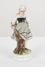 Load image into Gallery viewer, Young Woman with Groceries and Umbrella - Lefton China KW4055